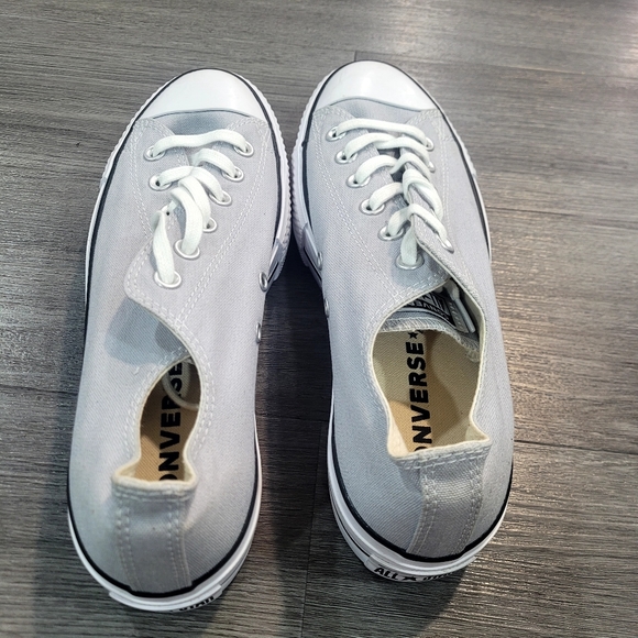 Converse Chuck Taylor Lift Platform Grey Sneakers Women Size 9 - Picture 4 of 6